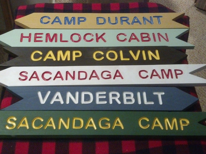 Vintage/Camp Series Signs