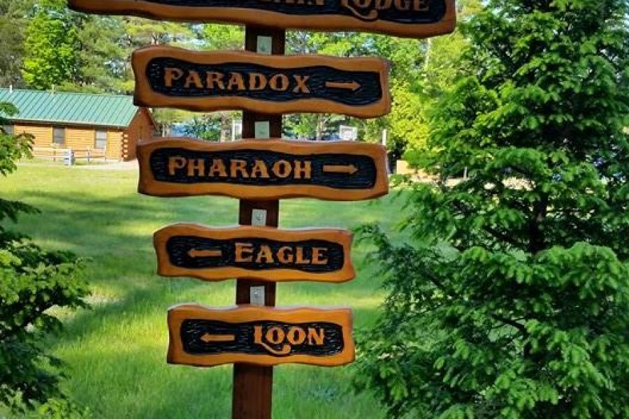 Custom Cedar Sign Posts