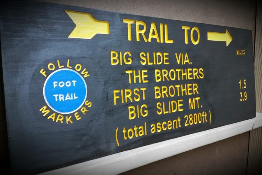 Personalized Adirondack Trailhead signs