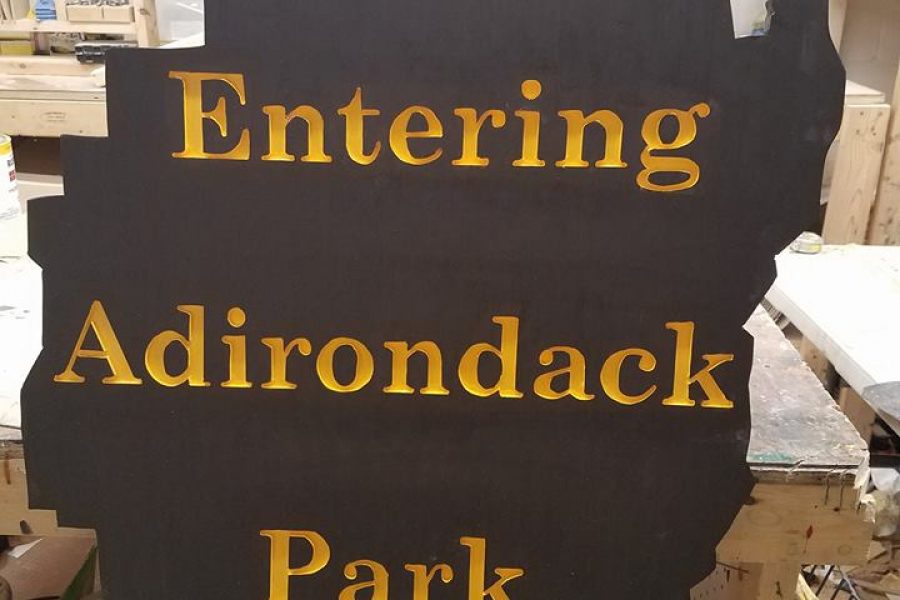 Entering Adirondack Park signs