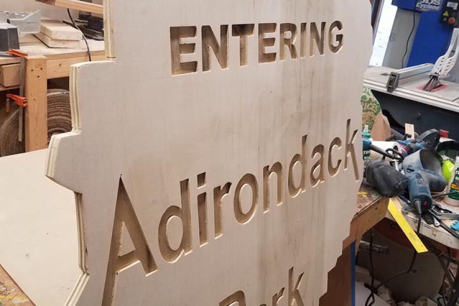 Entering Adirondack Park signs