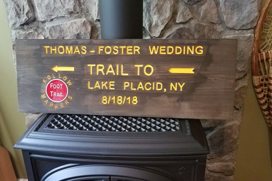 Personalized Adirondack Trailhead signs