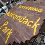 Entering Adirondack Park signs