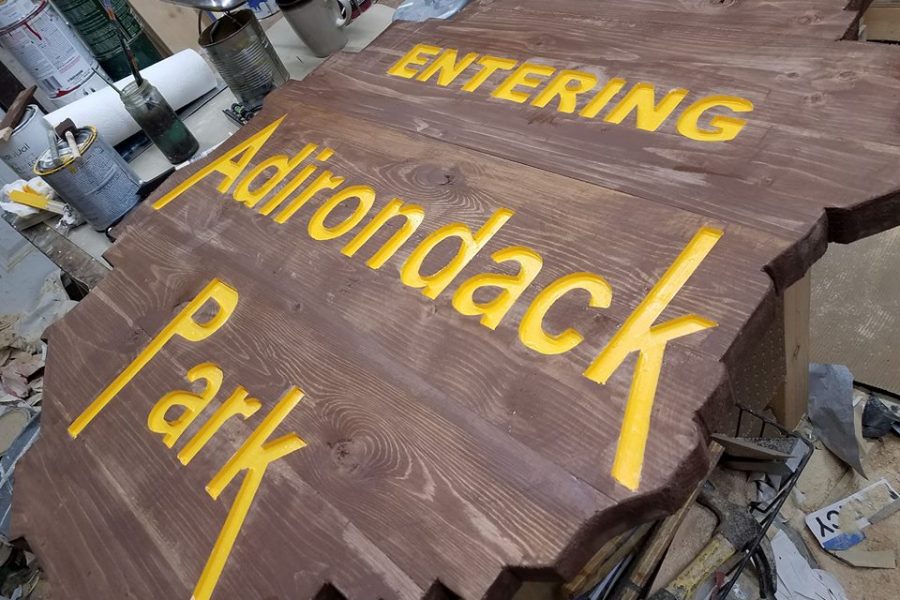 Personalized Adirondack Trailhead signs