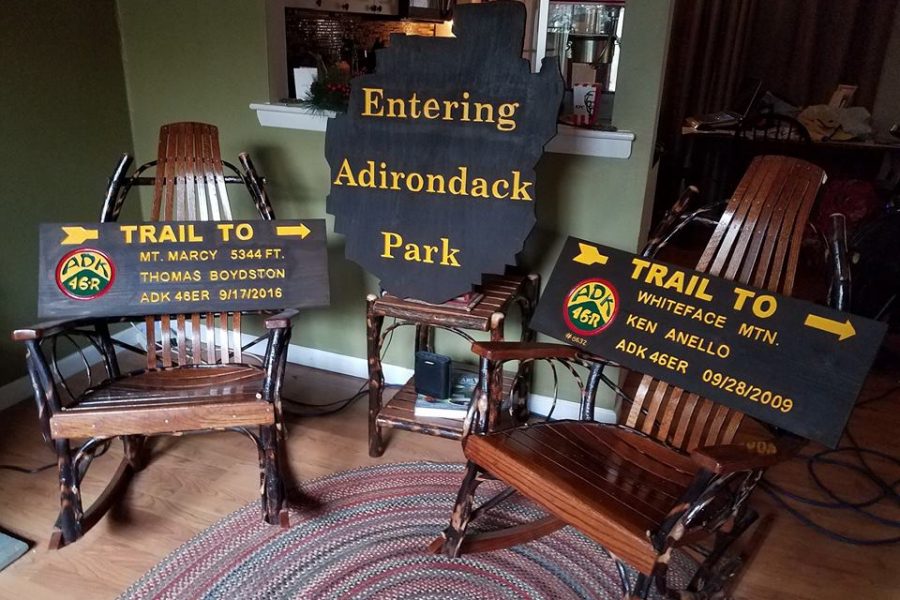 Personalized Adirondack Trailhead signs