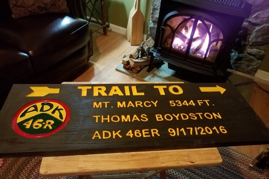 Personalized Adirondack Trailhead signs