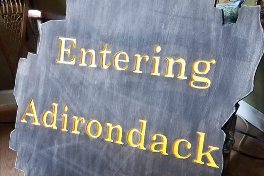 Entering Adirondack Park signs